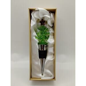 Ashley Nicole Designs Holiday Tree Wine Bottle Stopper Party - Multi Color Light